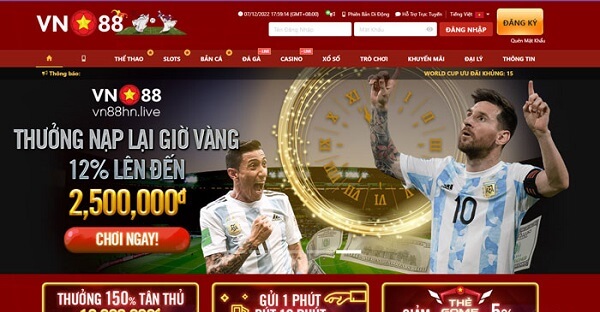 VN88 – Website cá độ bóng đá qua mạng cho người Việt