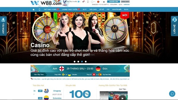 W88 – Nhà cái casino online trên điện thoại